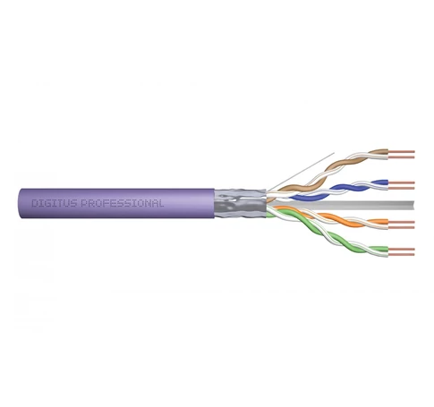 Digitus DK-1623-VH-1 hálózati kábel Ibolya 100 M Cat6 F/UTP (FTP)