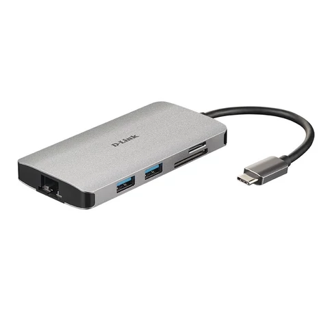 D-Link DUB-M810 dokkoló állomás és port replikátor Vezetékes Thunderbolt 3 Ezüst