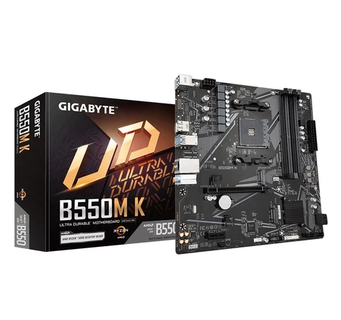 GIGABYTE B550M K alaplap AMD B550 AM4 foglalat Micro ATX