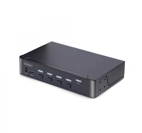 StarTech.com D86A2-4-PORT-8K-KVM KVM kapcsoló Fekete