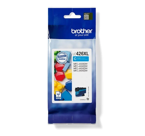Brother LC-426XLC tintapatron 1 db Eredeti Nagy (XL) kapacitású Cián