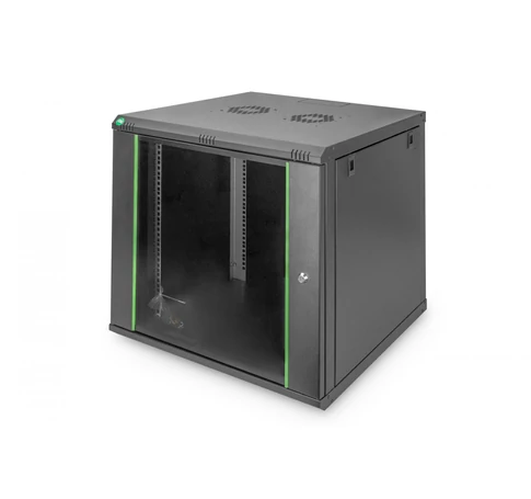 Digitus DN-19 12U-6/6-EC-SW állvány Falra szerelhető állvány Fekete