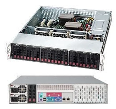 Supermicro CSE-216BE2C-R920LPB félkész szerver Rack (2U) Fekete, Ezüst