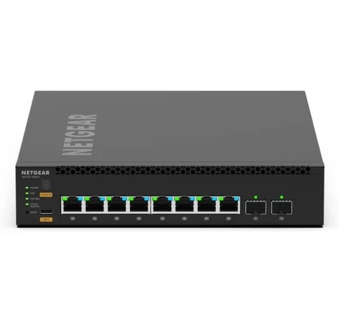 NETGEAR MSM4310 Vezérelt L3 2.5G Ethernet (100/1000/2500) Ethernet-áramellátás (PoE) támogatása 1U Fekete