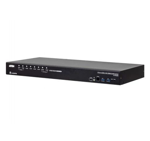 ATEN CS18208-AT-G KVM kapcsoló Fekete