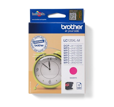 Brother LC-125XLM tintapatron 1 dB Eredeti Extra (szuper) kapacitású Magenta