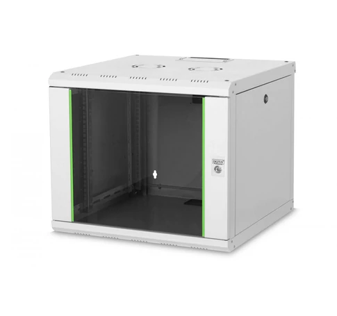 Digitus DN-19 09U-6/6 állvány 9U Falra szerelhető állvány Szürke