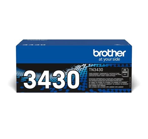 Brother TN-3430 festékkazetta 1 dB Eredeti Fekete