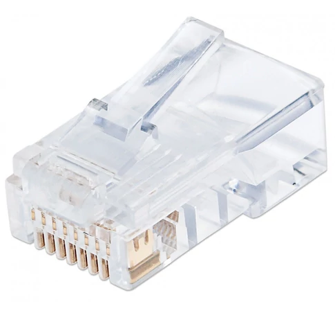Intellinet 790512 huzalcsatlakozó RJ45 Átlátszó