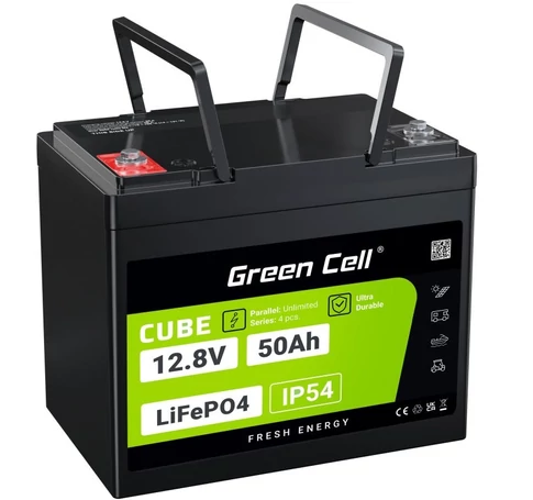 Green Cell LFPGC12V50AH UPS battery Lithium Iron Phosphate (LiFePO4) 12 V 50 Ah