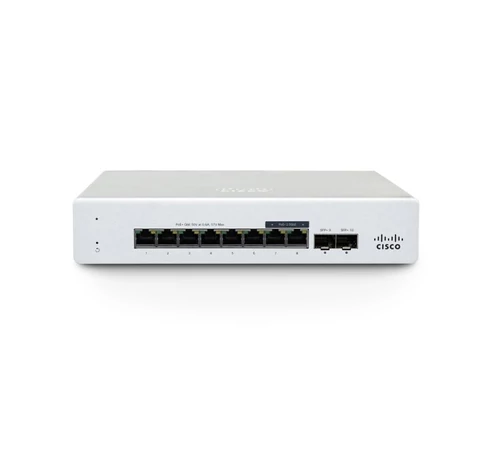 Cisco Meraki MS130-8 Vezérelt L2 Gigabit Ethernet (10/100/1000) 1U Fehér