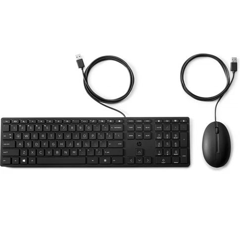 HP vezetékes USB 320MK fekete QWERTY (9SR36AA#ABB)