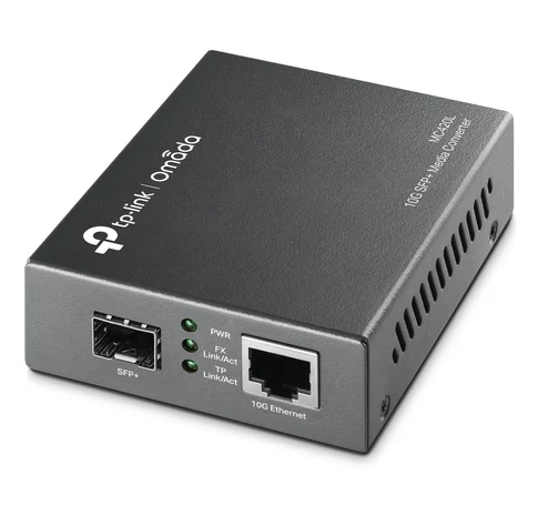 TP-Link Omada MC420L hálózati média konverter 10000 Mbit/s Multi-mode, Single-mode Fekete
