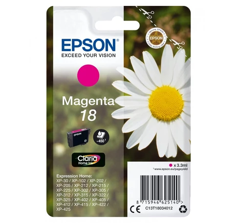Epson Daisy C13T18034022 tintapatron 1 db Eredeti Magenta