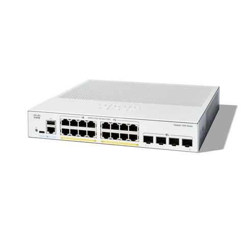 Cisco C1300-16P-4X hálózati kapcsoló Vezérelt L2/L3 Gigabit Ethernet (10/100/1000) Fehér