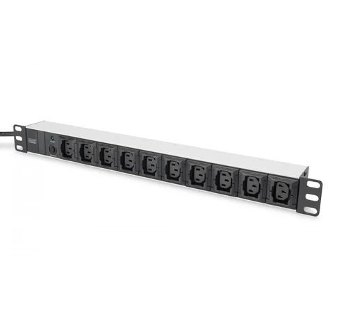 Digitus 10-Outlet Strip Fekete 10 AC kimenet(ek) 250 V 2 M