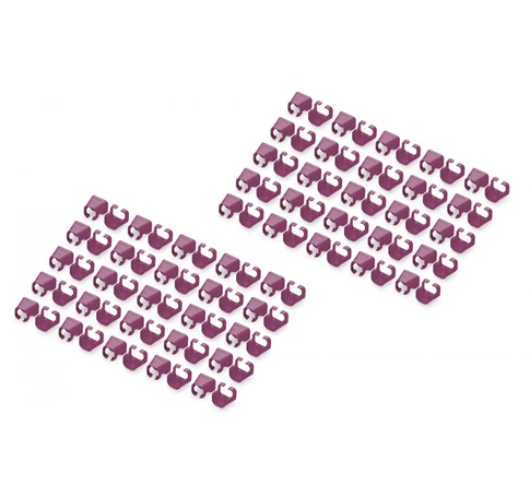 Digitus A-CC-MG Magenta Kábel Színkódoló Klipszek 100 Darabos Csomag