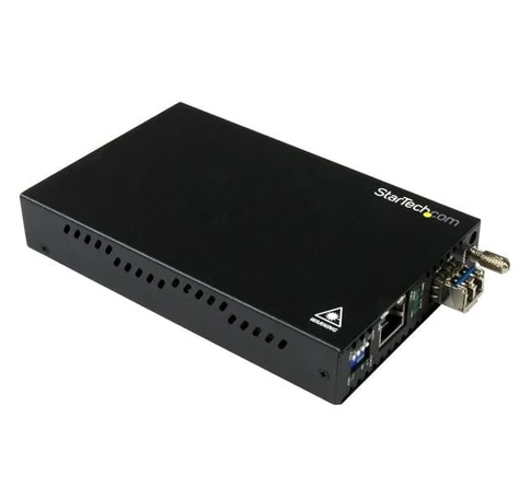 StarTech.com ET91000SM20 hálózati média konverter 2000 Mbit/s 1310 nm Single-mode Fekete