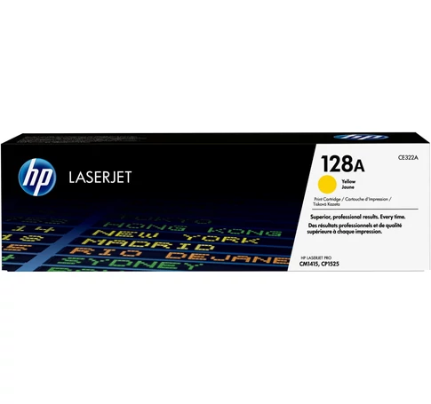 HP 128A Yellow Original LaserJet Toner Cartridge