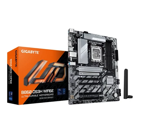 GIGABYTE B860 DS3H WIFI6E alaplap Intel B860 LGA 1851 (Socket V1) ATX