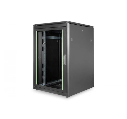 Digitus DN-19 22U-8/8-B-1 állvány Szabadonálló állvány Fekete