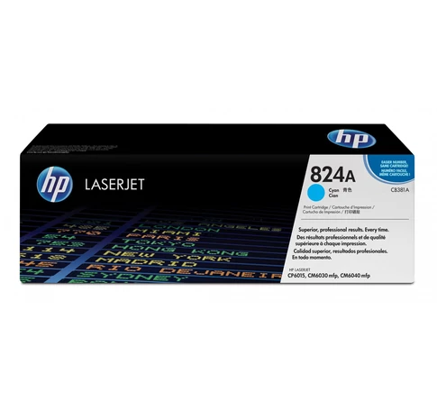 HP 824A Cyan Original LaserJet Toner Cartridge