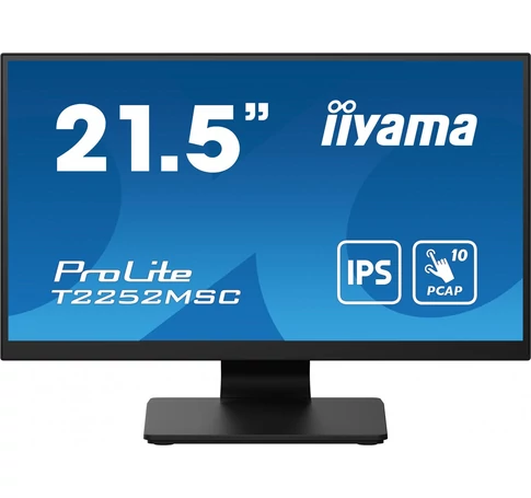 IIYAMA T2252MSC-B2 21.5inch Bonded PCAP 10P Touch with Anti-Finger print coating 1920x1080 IPS-slim