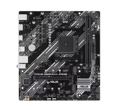 ASUS PRIME B550M-K ARGB AMD B550 AM4 foglalat Micro ATX