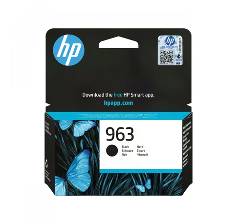 HP 963 Black Original Ink Cartridge tintapatron 1 db Standard teljesítmény