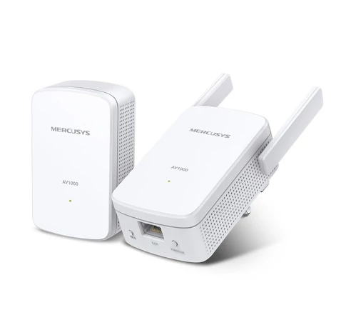 Mercusys MP510 KIT PowerLine adapter 1000 Mbit/s Ethernet/LAN csatlakozás Wi-Fi Fehér 2 db