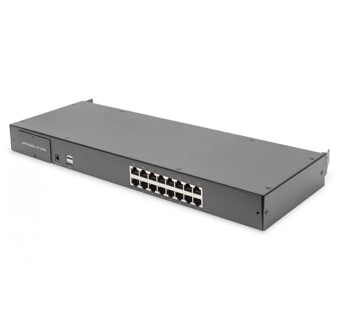 Digitus DS-72217 KVM kapcsoló Keretállvány Fekete
