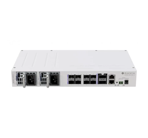 Mikrotik CRS510-8XS-2XQ-IN hálózati kapcsoló L3 Fast Ethernet (10/100) Ethernet-áramellátás (PoE) támogatása Fehér