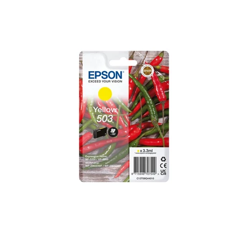 Epson 503 tintapatron 1 db Eredeti Standard teljesítmény Sárga
