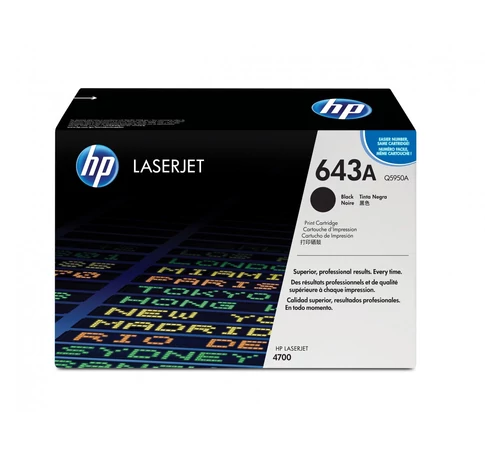 HP 643A Black Original LaserJet Toner Cartridge