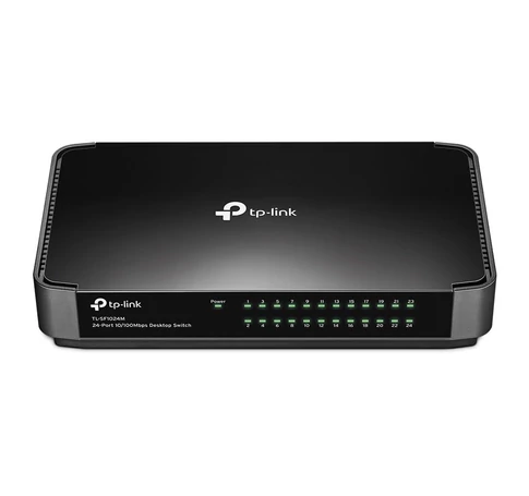 TP-Link TL-SF1024M hálózati kapcsoló Beállítást nem igénylő (unmanaged) Fast Ethernet (10/100) Fekete