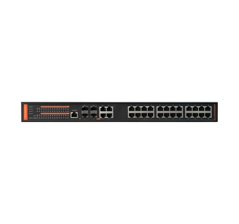 BCS BCS-SP24G04G-4SFP-M Kezelt PoE Switch 24 Port 1Gbps 400W Teljesítménnyel