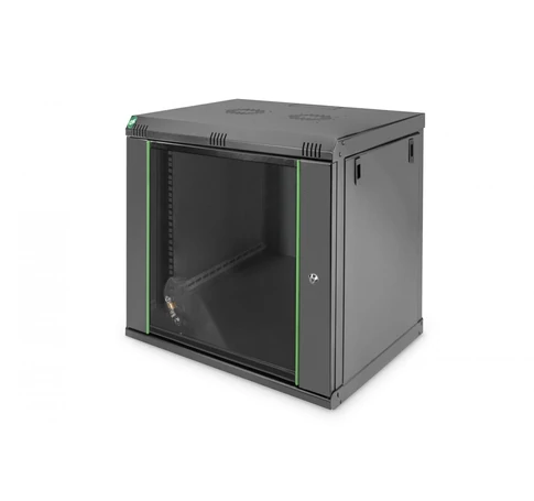 Digitus DN-19 12-U-EC-SW állvány 12U Falra szerelhető állvány Fekete