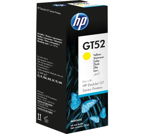 HP M0H56AE Sárga eredeti tintás üveg