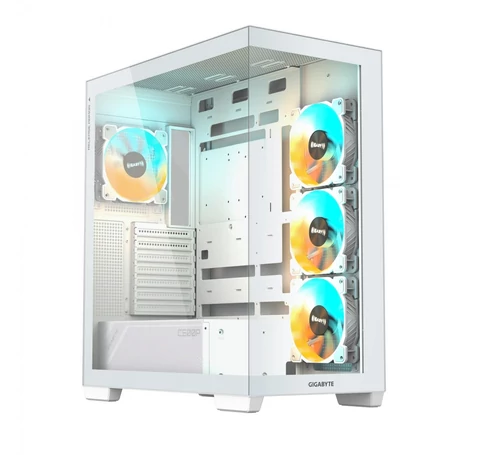 GIGABYTE C500 PANORAMIC STEALTH Midi Tower Fehér