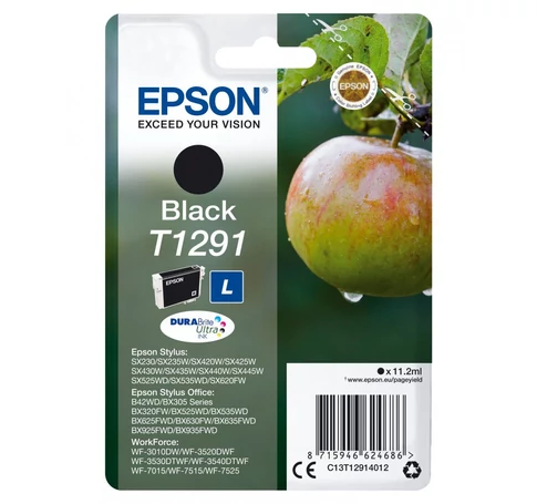 Epson Apple T1291 tintapatron 1 dB Eredeti Fekete