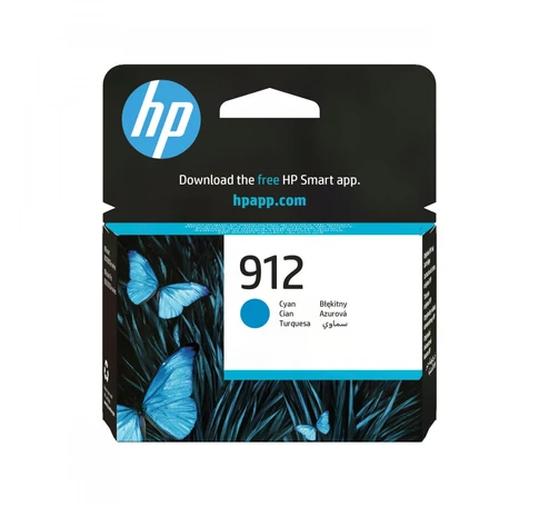 HP 912 Cyan Original Ink Cartridge tintapatron 1 db Standard teljesítmény Cián