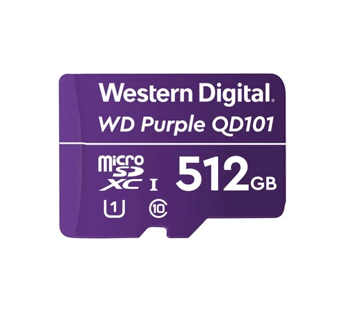 WD Purple 512GB microSDXC memória kártya