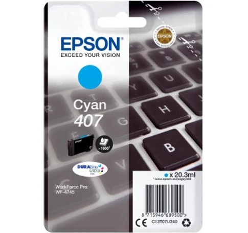 Epson WF-4745 tintapatron 1 db Eredeti Nagy (XL) kapacitású Cián