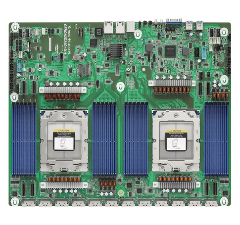 ASRock GENOA2D24G-2L+, 2xSKT SP5, AMD EPYC 9004, SoC, 24xDIMM, NVMe, 2xM.2, 2xGbE, IPMI