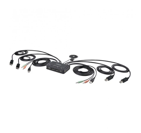 StarTech.com C2-DD46-UA2-CBL-KVM KVM kapcsoló Fekete