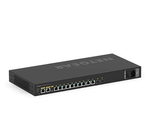 NETGEAR M4250-10G2F Vezérelt L2/L3 Gigabit Ethernet (10/100/1000) Ethernet-áramellátás (PoE) támogatása 1U Fekete