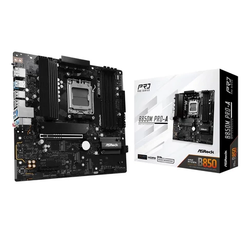ASRock B850M PRO-A AMD Ryzen 7000 Sorozat Alaplap DDR5 Támogatással