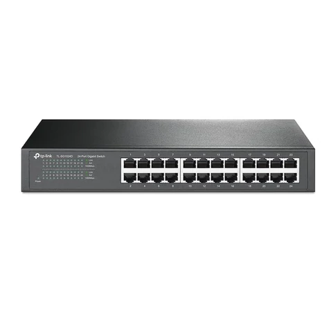 TP-Link TL-SG1024D hálózati kapcsoló Beállítást nem igénylő (unmanaged) Gigabit Ethernet (10/100/1000) Szürke
