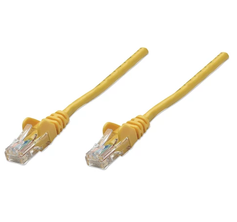 Intellinet Cat5e, UTP, 7.5m hálózati kábel Sárga 7,5 M U/UTP (UTP)