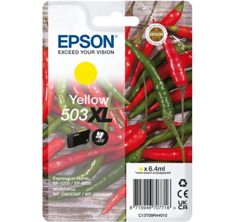 Epson 503XL tintapatron 1 db Eredeti Nagy (XL) kapacitású Sárga